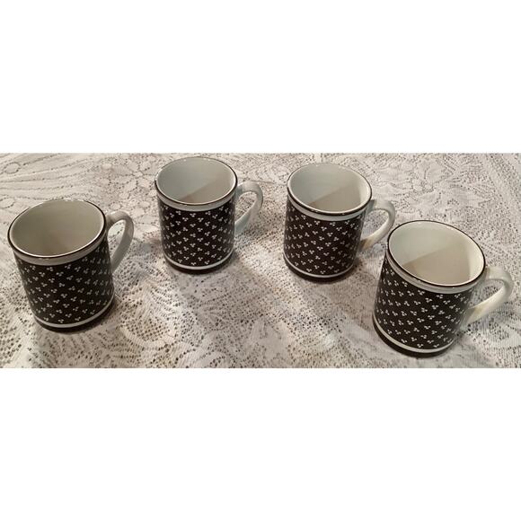 Set Of 4 CCCC England Vintage Coffee Mugs - Picture 2 of 9